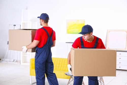 Removals team working on a Shepherds Bush residential move