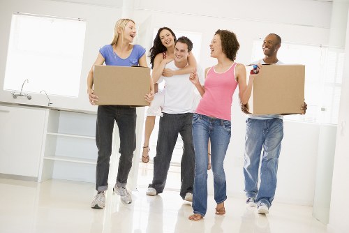 Commercial moving team planning an office relocation in Shepherds Bush