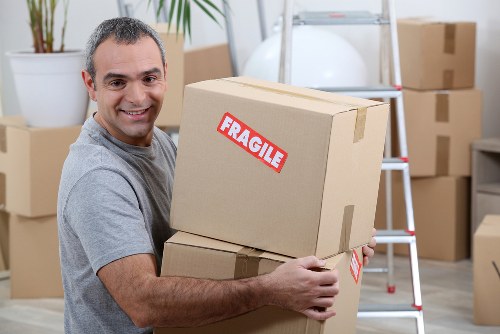 Removal team preparing a home move in Shepherds Bush