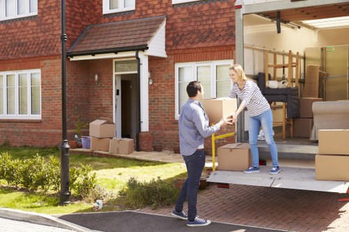 Commercial movers supporting an office move near Shepherds Bush