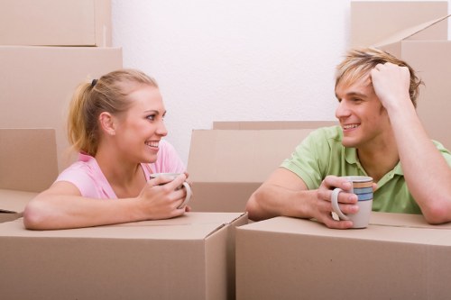 Prepared furniture pick-up for Shepherds Bush residents with items grouped for collection