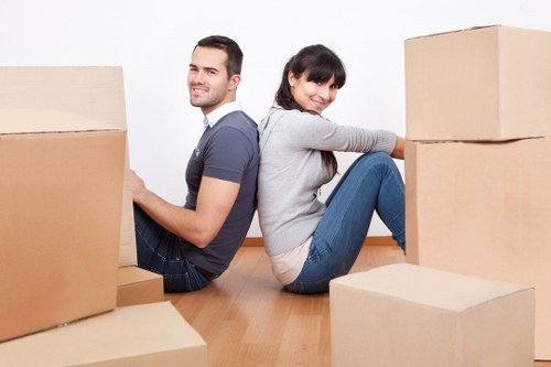Preparation and loading for a Shepherds Bush move